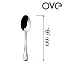 Bologna spiseskje, OVE, 197 mm, sett med 12 deler. - for Storkjøkken - XL - Storkjøkken