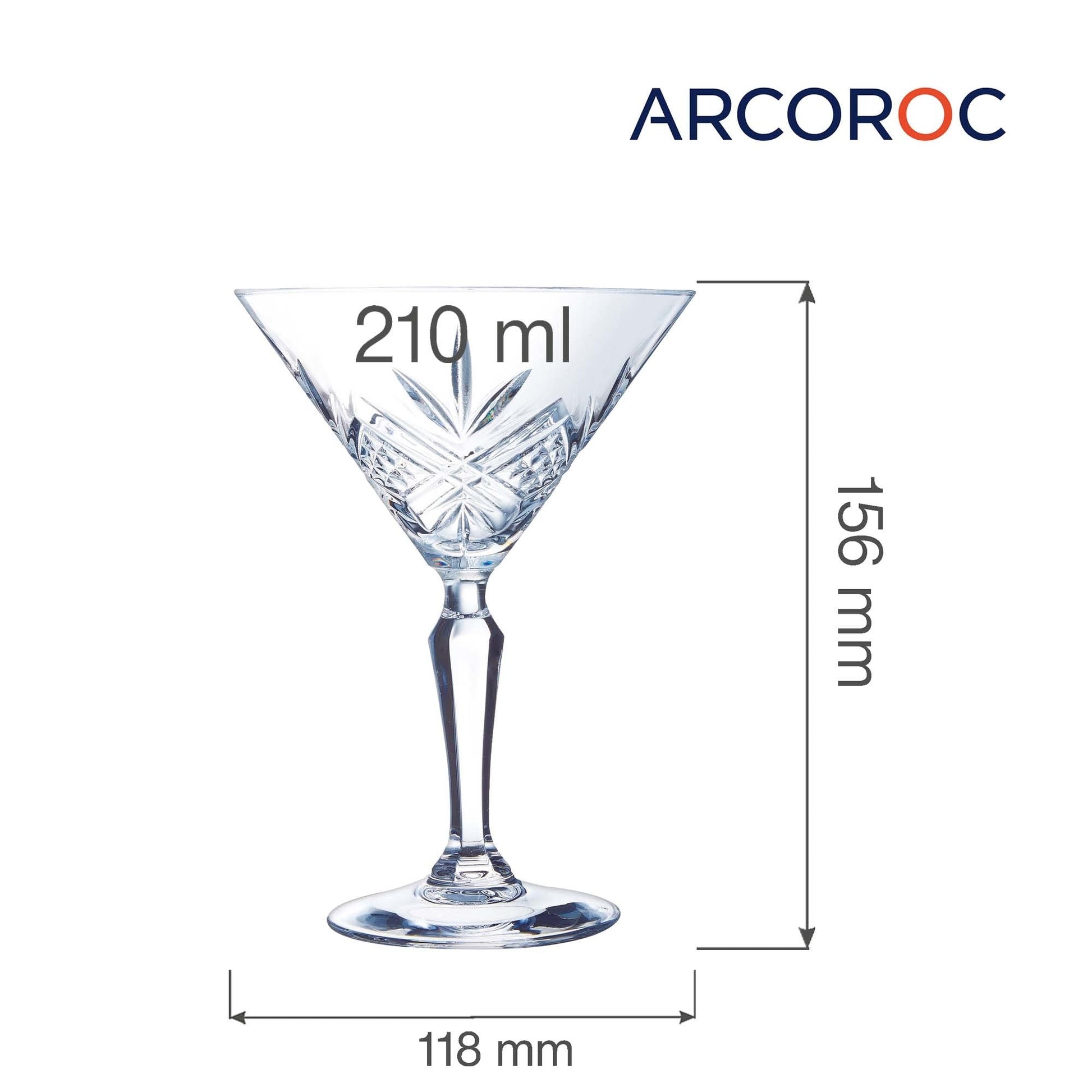 Broadway cocktailglass, 210 ml, Min. kjøp: 6 - for Storkjøkken - XL - Storkjøkken