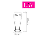 Brotto ølkrus 330 ml, Min. kjøp: 6 - for Storkjøkken - XL - Storkjøkken