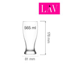 Brotto ølkrus 565 ml, Min. kjøp: 6 - for Storkjøkken - XL - Storkjøkken