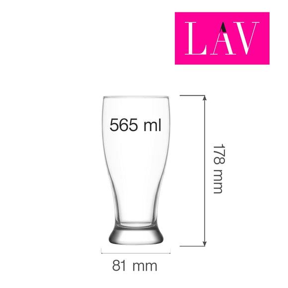 Brotto ølkrus 565 ml, Min. kjøp: 6 - for Storkjøkken - XL - Storkjøkken