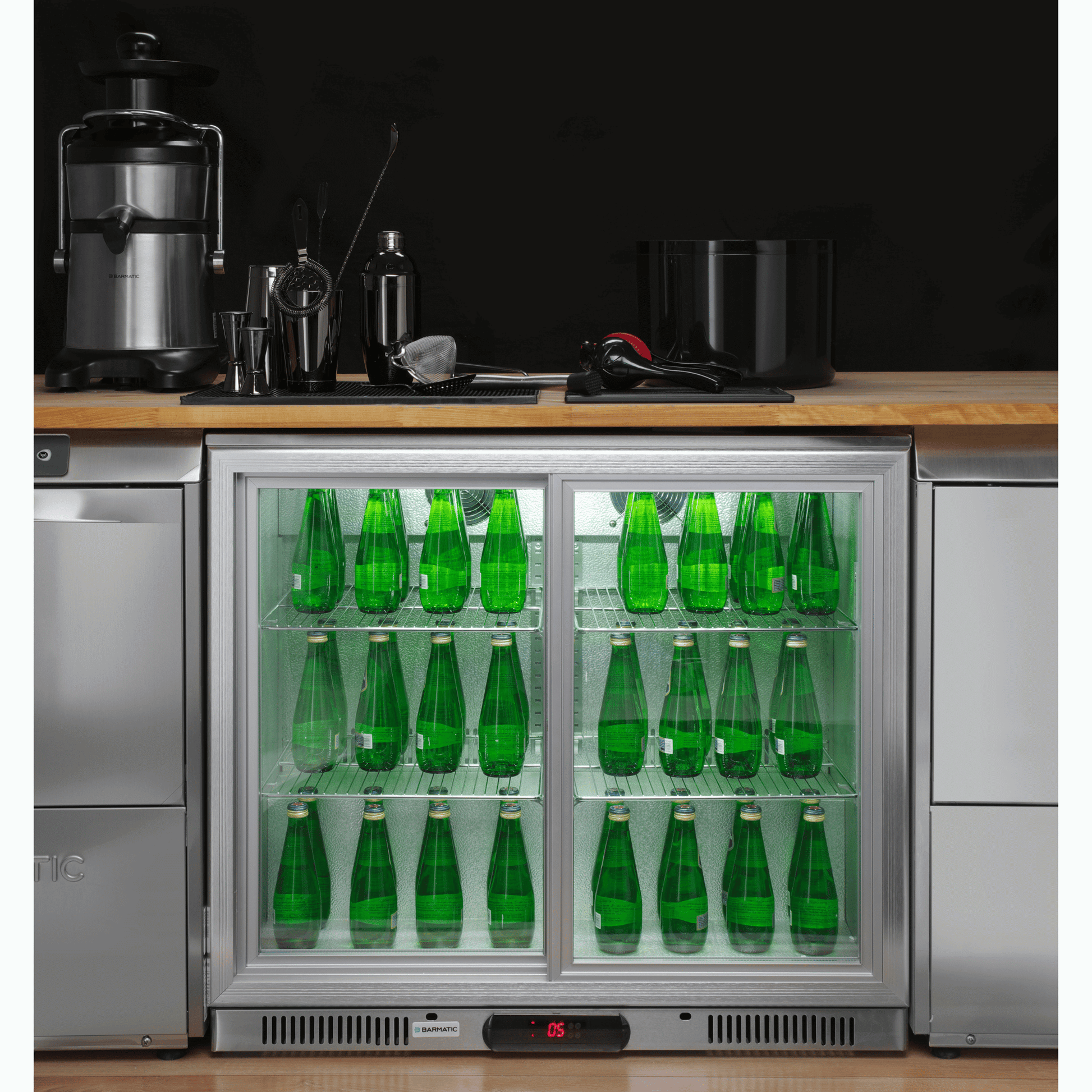 CANDOUR barkjøler 188L med skyvedør, 900x520x(H)835mm - for Storkjøkken - XL - Storkjøkken