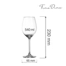 Cantare vinglass, 540 ml, Min. kjøp: 6 - for Storkjøkken - XL - Storkjøkken