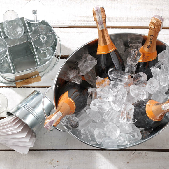 Champagnekjøler, BarUp, 3,3L, svart, diameter 220 x (H) 190 mm - for Storkjøkken - XL - Storkjøkken