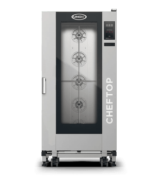 Cheftop Big One kombidamper 20 GN med tralle, høyrehengslet - for Storkjøkken - XL - Storkjøkken