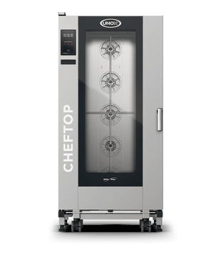 Cheftop Big One kombidamper 20 GN med tralle, venstrehengslet - for Storkjøkken - XL - Storkjøkken