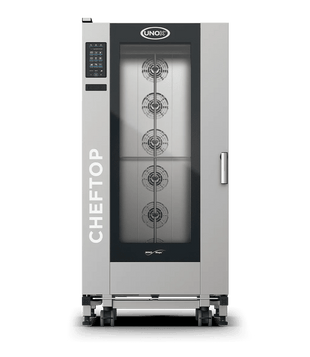 Cheftop Big Plus kombidamper 20 GN med tralle, venstrehengslet - 230V3 - for Storkjøkken - XL - Storkjøkken