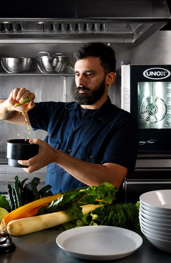 Cheftop Big Plus kombidamper 20 GN med tralle, venstrehengslet - 400V3N - for Storkjøkken - XL - Storkjøkken