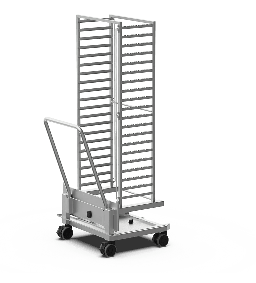 Cheftop Big tralle 20 GN, geideravstand 67mm - for Storkjøkken - XL - Storkjøkken