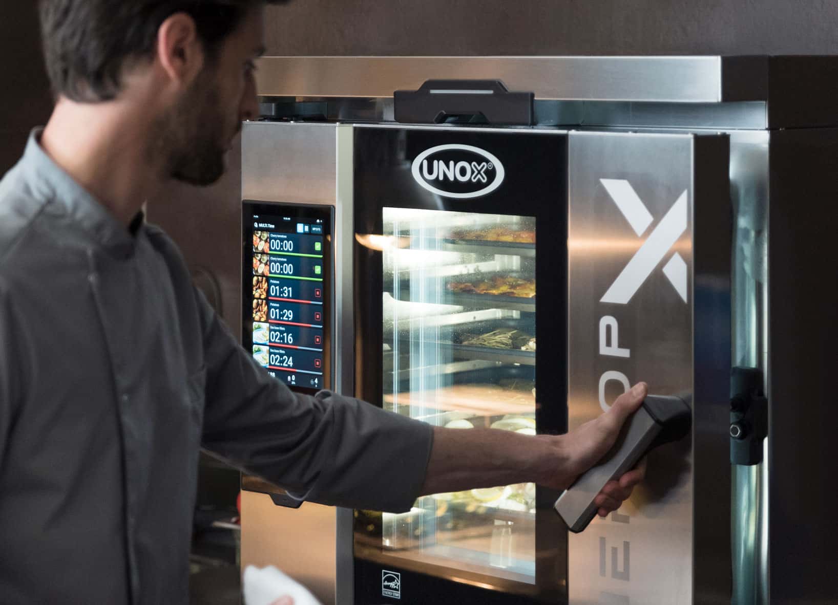 Cheftop - X kombidamper 6 GN - høyrehengslet (HUSK XUC199) - for Storkjøkken - XL - Storkjøkken