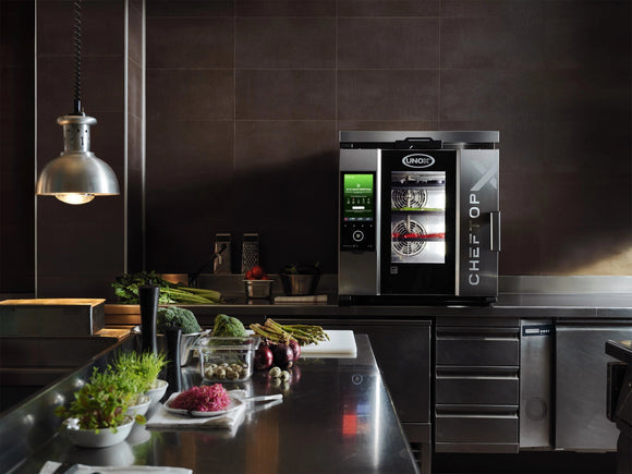 Cheftop - X kombidamper 6 GN - høyrehengslet (HUSK XUC199) - for Storkjøkken - XL - Storkjøkken