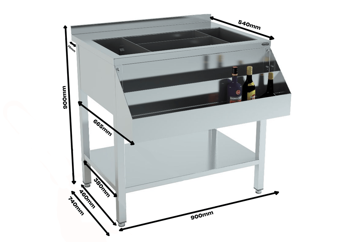 Cocktail bar station 900 - for Storkjøkken - XL - Storkjøkken