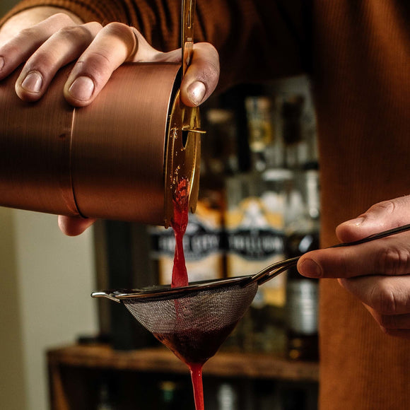 Cocktailshaker/bokssett, antikk kobber - for Storkjøkken - XL - Storkjøkken