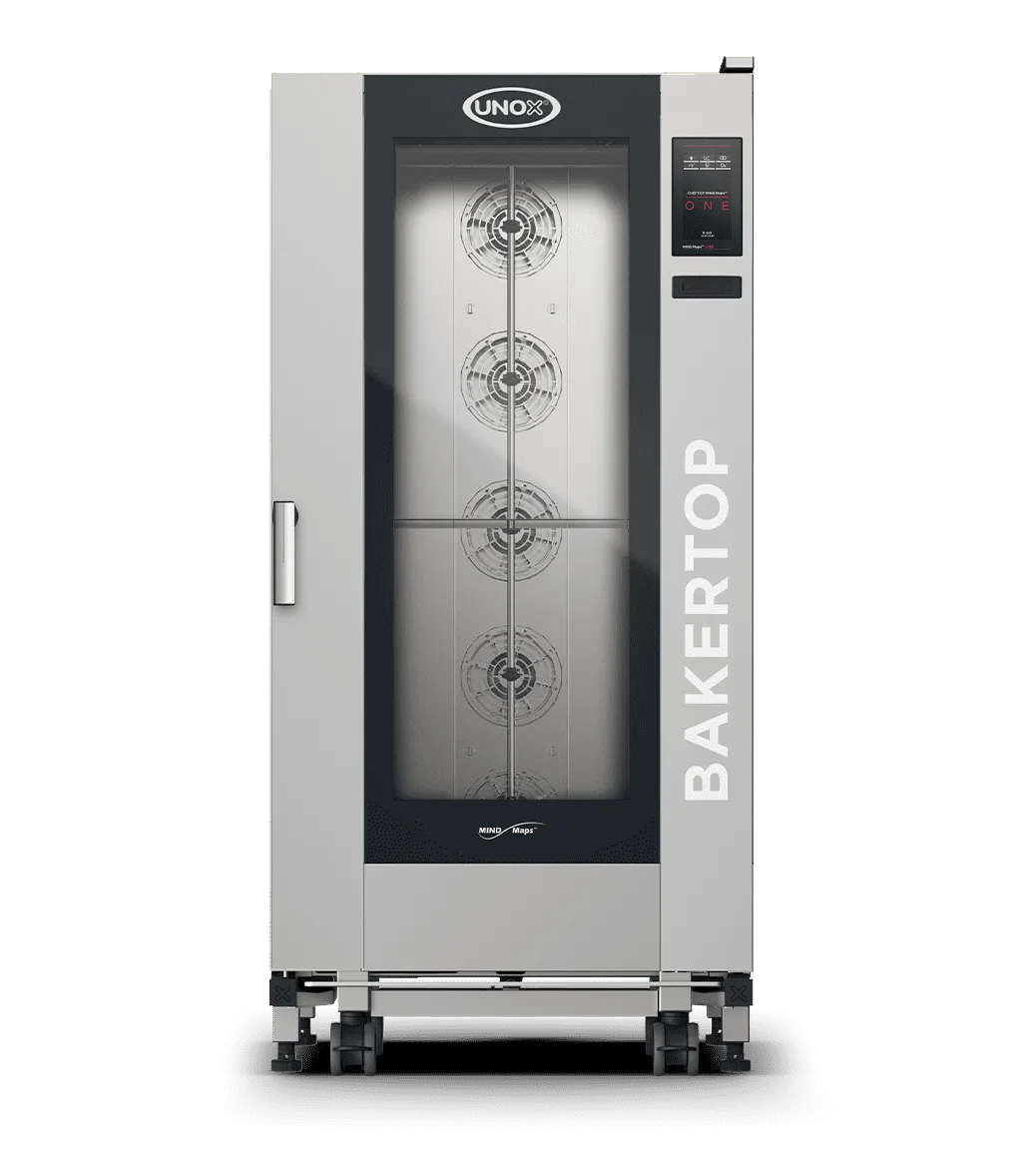Bakertop Big One tralleovn 16 600x400 med tralle, venstrehengslet