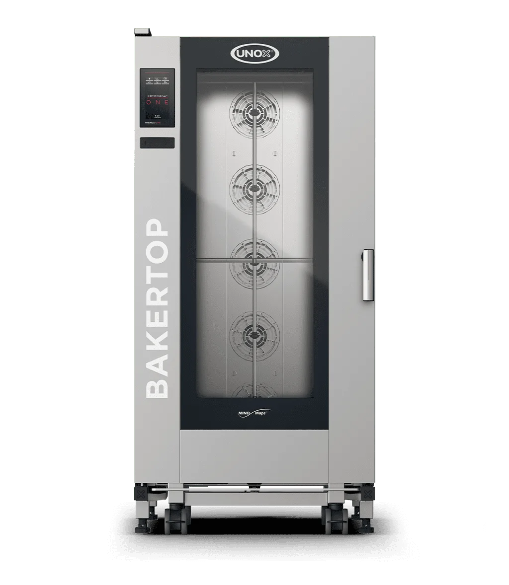 Bakertop Big One tralleovn 16 600x400 med tralle, høyrehengslet