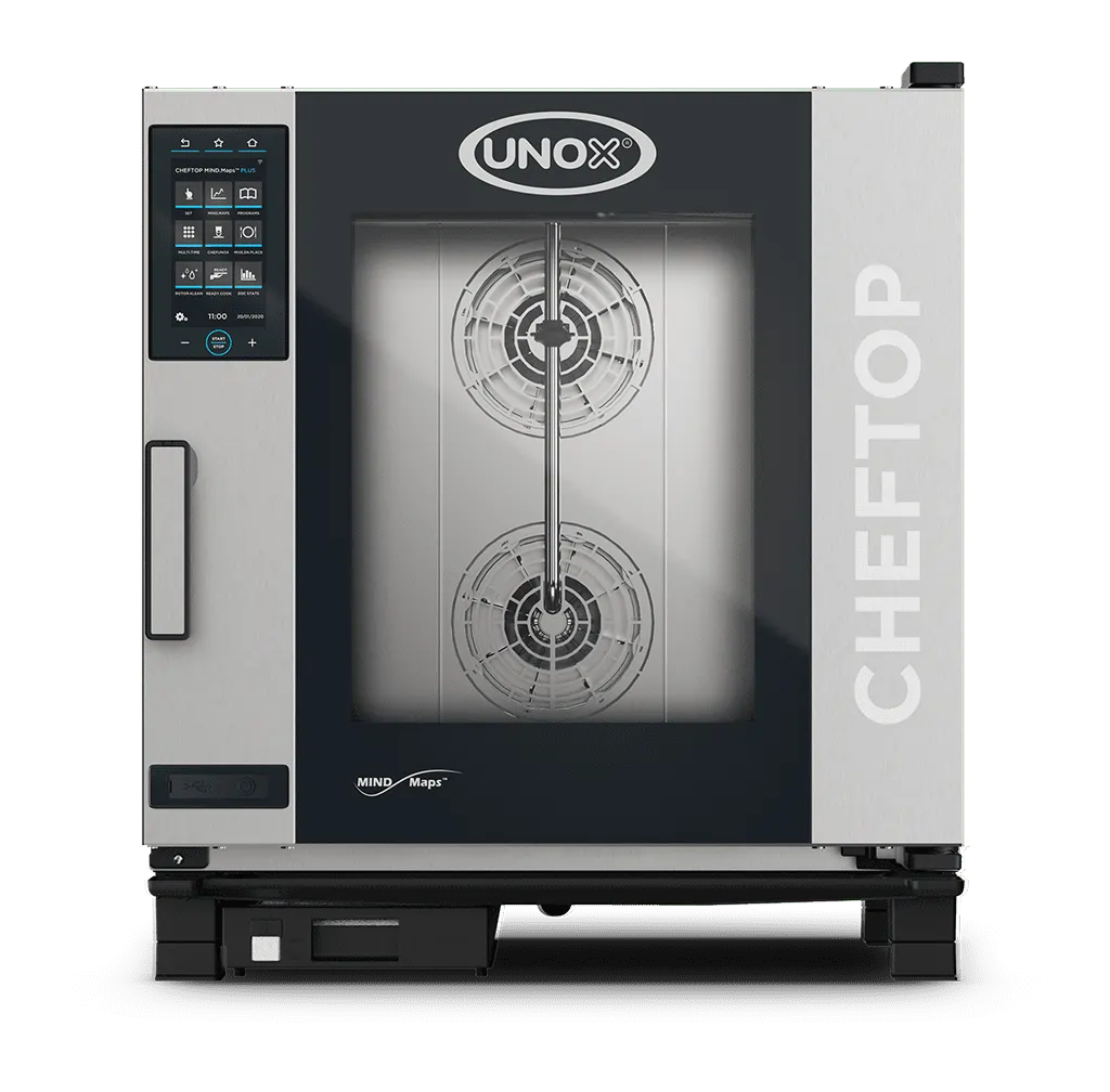 Cheftop Plus kombidamper 7 GN - høyrehengslet