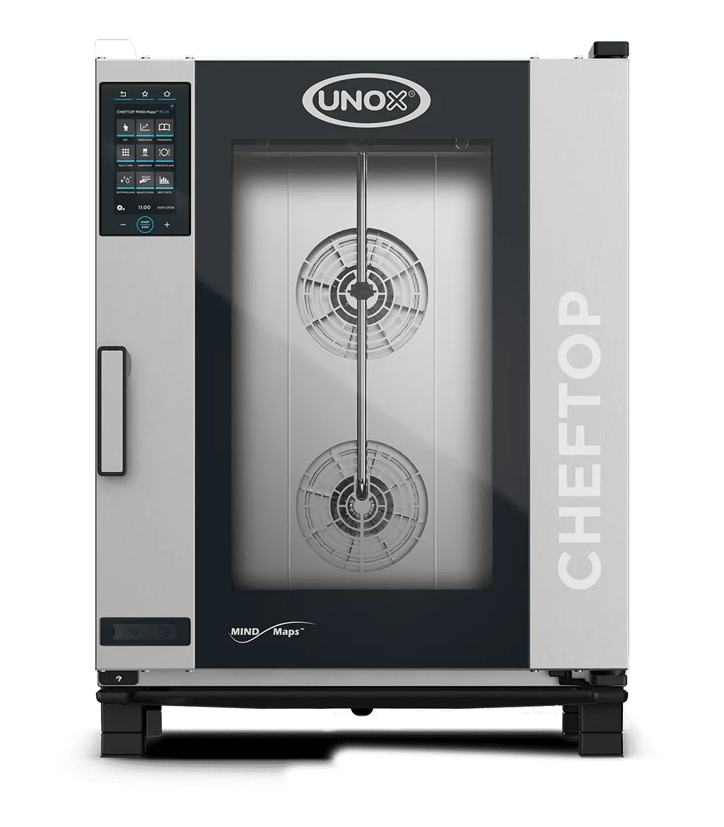 Cheftop Plus kombidamper 10 GN - høyrehengslet (XUC128 ved 230V)