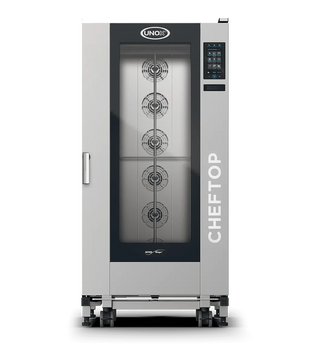 Cheftop Big Plus kombidamper 20 GN med tralle, høyrehengslet - 230V3