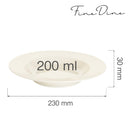 Crema dyp tallerken, 230 mm, Min. kjøp: 6 - for Storkjøkken - XL - Storkjøkken