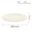 Crema flat tallerken, 300 mm, Min. kjøp: 6 - for Storkjøkken - XL - Storkjøkken