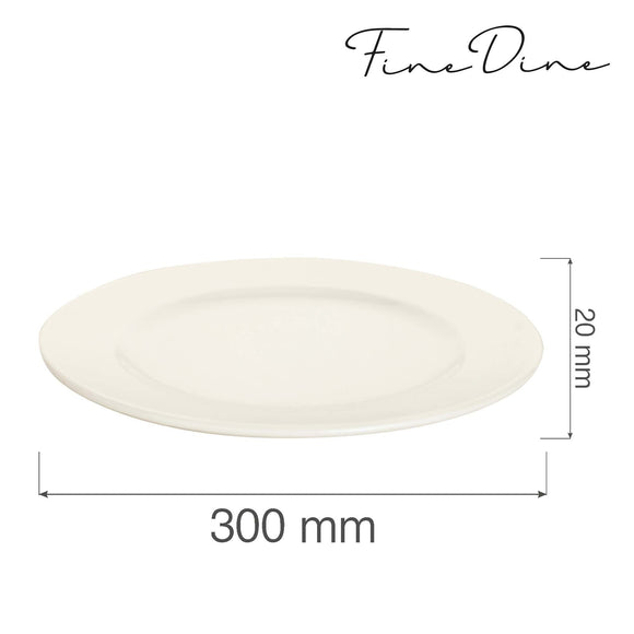 Crema flat tallerken, 300 mm, Min. kjøp: 6 - for Storkjøkken - XL - Storkjøkken