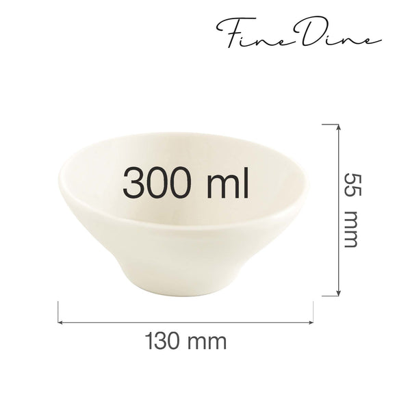 Crema konisk bolle, 130x60mm, Min. kjøp: 6 - for Storkjøkken - XL - Storkjøkken