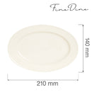 Crema ovalt fat, 210x140mm, Min. kjøp: 6 - for Storkjøkken - XL - Storkjøkken