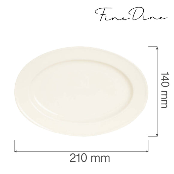 Crema ovalt fat, 210x140mm, Min. kjøp: 6 - for Storkjøkken - XL - Storkjøkken