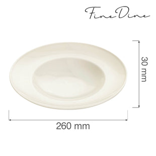 Crema pastatallerken, 260 mm, Min. kjøp: 6 - for Storkjøkken - XL - Storkjøkken