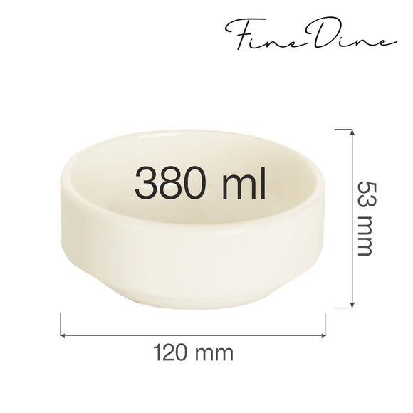 Crema stabelbar bolle, 120 mm, Min. kjøp: 6 - for Storkjøkken - XL - Storkjøkken