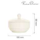 Crema sukkerskål med lokk, Min. kjøp: 6 - for Storkjøkken - XL - Storkjøkken