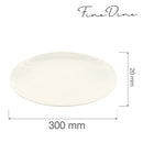 Crema tallerken uten kant, 300 mm, Min. kjøp: 6 - for Storkjøkken - XL - Storkjøkken