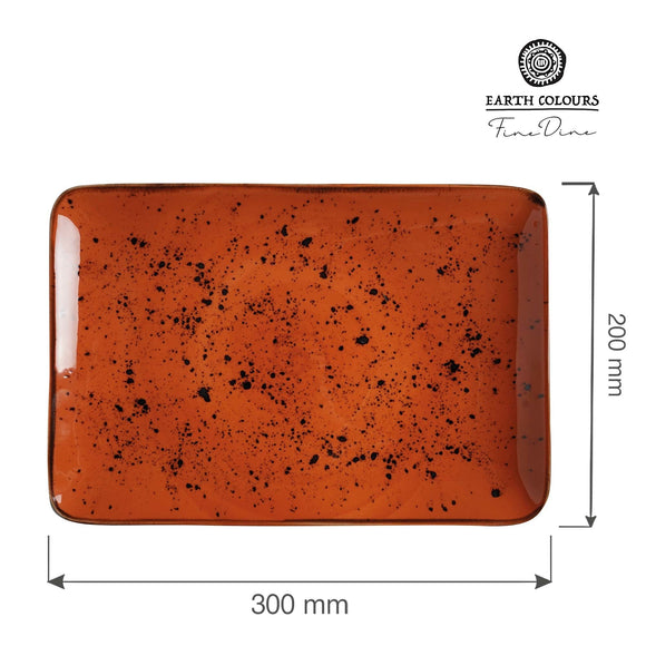 Dahlia rektangulær tallerken, 300x200mm, Min. kjøp: 6 - for Storkjøkken - XL - Storkjøkken