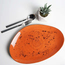 Dahlia tallerken i organisk form, 350x210mm, Min. kjøp: 6 - for Storkjøkken - XL - Storkjøkken