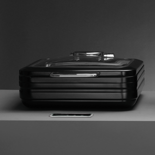 De Luxe svart induksjonsvarmefat med glasslokk, GN 2/3, Min. kjøp: 1 - for Storkjøkken - XL - Storkjøkken