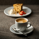 Delta grå espresso - tallerken, 120 mm, Min. kjøp: 6 - for Storkjøkken - XL - Storkjøkken