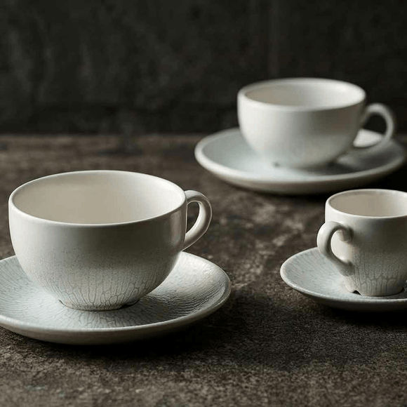 Delta grå kaffeskål, 160 mm, Min. kjøp: 6 - for Storkjøkken - XL - Storkjøkken