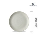 Delta grå kupéplate, 290 mm, Min. kjøp: 6 - for Storkjøkken - XL - Storkjøkken