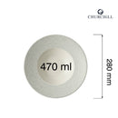 Delta Grå pastatallerken, 280 mm, Min. kjøp: 6 - for Storkjøkken - XL - Storkjøkken