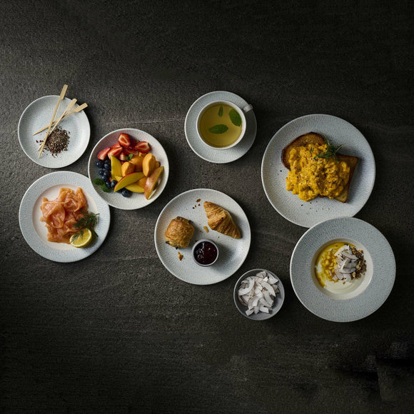 Delta grå tallerken med kant, 260 mm, Min. kjøp: 6 - for Storkjøkken - XL - Storkjøkken