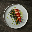 Delta grå tallerken med kant, 260 mm, Min. kjøp: 6 - for Storkjøkken - XL - Storkjøkken