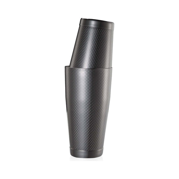 Diamond Lattice shaker/bokssett, svart, Barfly, 830/530 ml - for Storkjøkken - XL - Storkjøkken