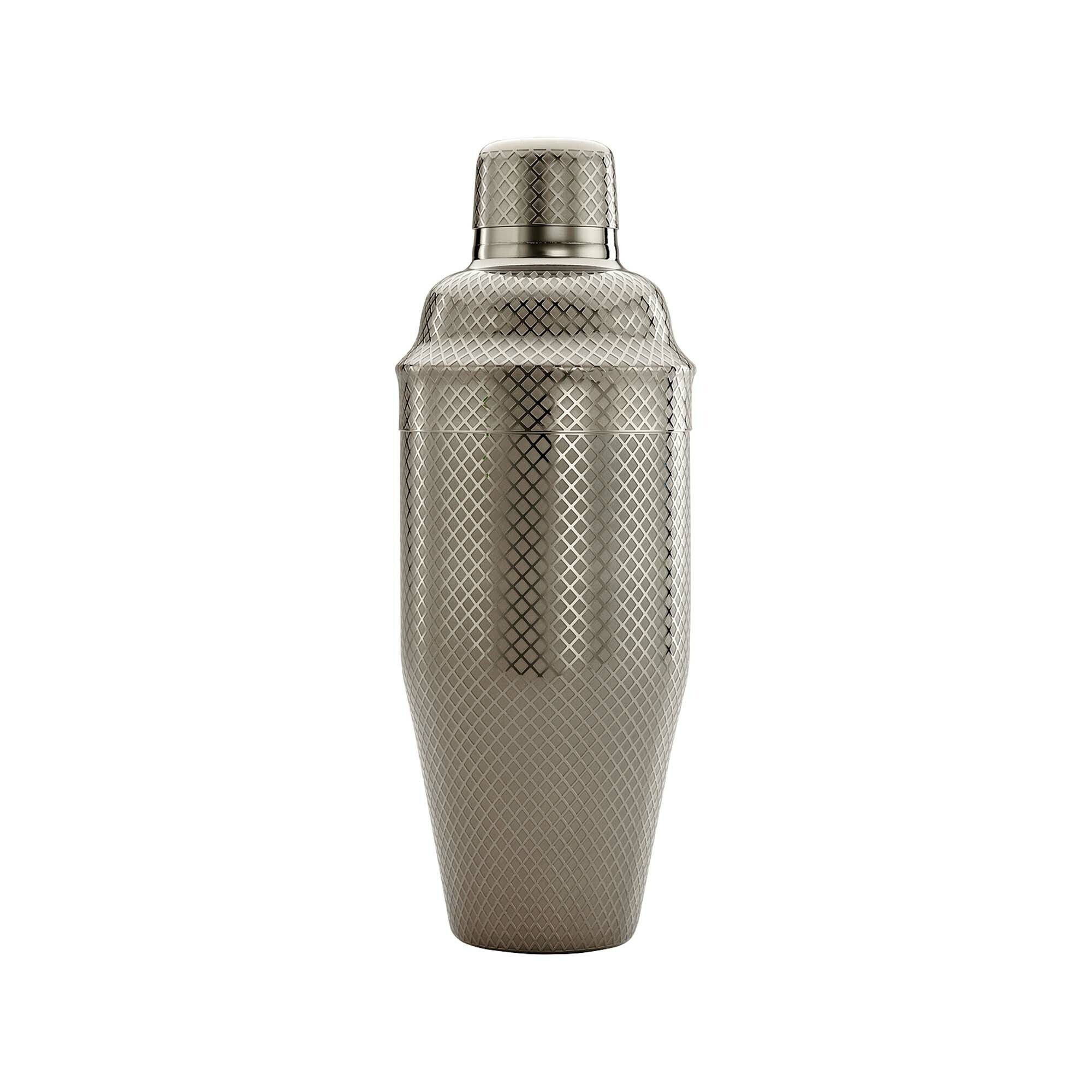 Diamond Lettice cocktailshaker i japansk stil med 3 deler, svart, 700 ml - for Storkjøkken - XL - Storkjøkken