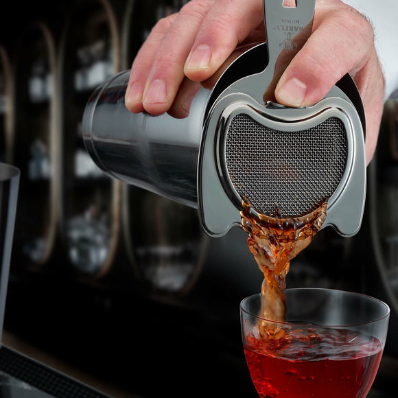 Diamond Lettice cocktailshaker i japansk stil med 3 deler, svart, 700 ml - for Storkjøkken - XL - Storkjøkken