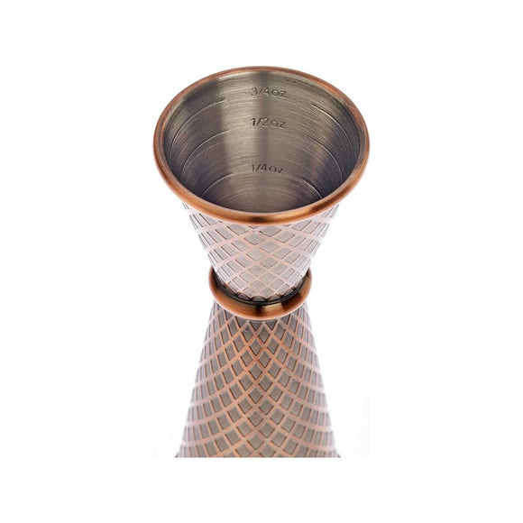 Diamond Lettice japansk jigger, antikk kobber, 30/60 ml - for Storkjøkken - XL - Storkjøkken
