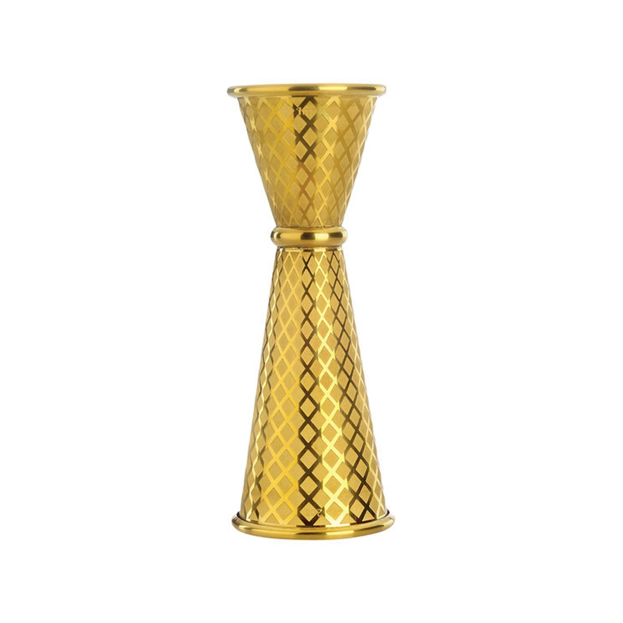 Diamond Lettice japansk jigger, gull, 30/60 ml - for Storkjøkken - XL - Storkjøkken