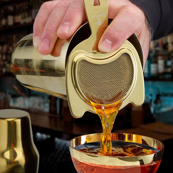 Diamond Lettice japansk stil 3 - delt cocktailshaker, gull, 700 ml - for Storkjøkken - XL - Storkjøkken