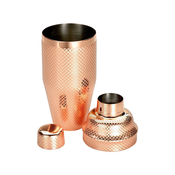 Diamond Lettice japansk stil 3 - delt cocktailshaker, kobber, 700 ml - for Storkjøkken - XL - Storkjøkken