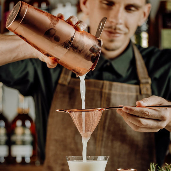 Diamond Lettice japansk stil 3 - delt cocktailshaker, kobber, 700 ml - for Storkjøkken - XL - Storkjøkken