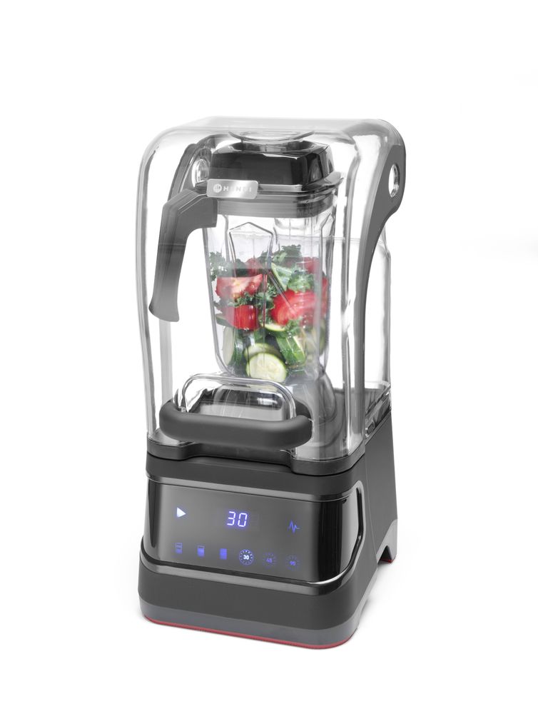 Digital blender m/lyddempende hette - for Storkjøkken - XL - Storkjøkken
